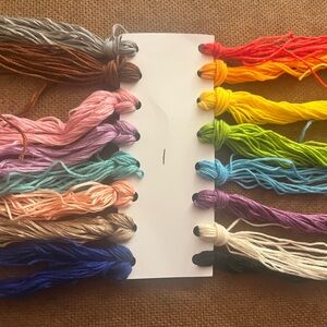 Colorful Embroidery Floss Set